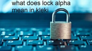 what does lock alpha mean in kleki