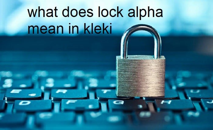 what does lock alpha mean in kleki